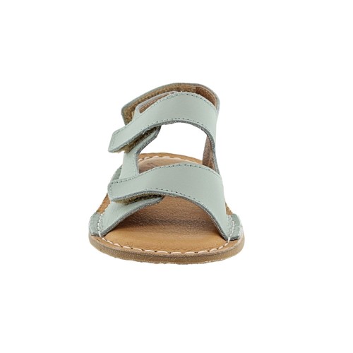 Sandalias respetuosas 3 velcros Saltarín Turquesa 2