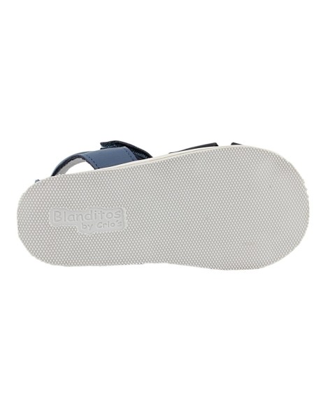 Sandalias respetuosas Blanditos Algodón Azul-Jeans