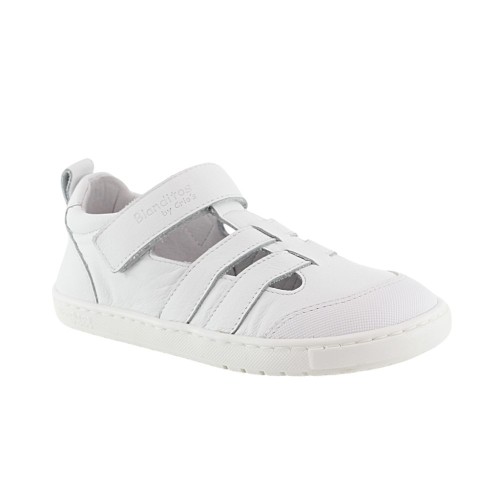 Calzado barefoot sandalia Blanditos Milos Blanco
