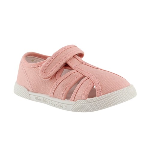 Sandalias de lona respetuosas Blanditos Mango Rosa