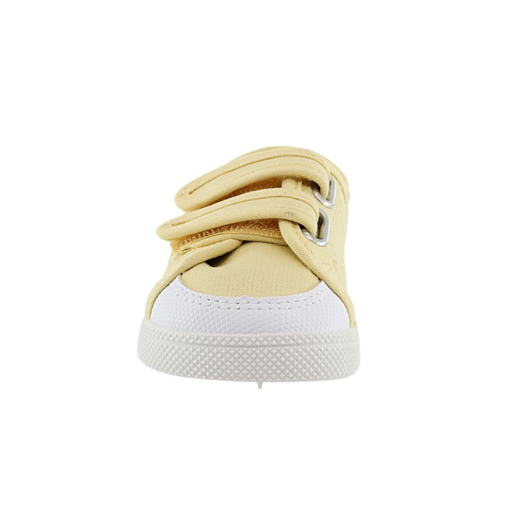 Zapatillas barefoot de lona Blanditos Coco Amarillo