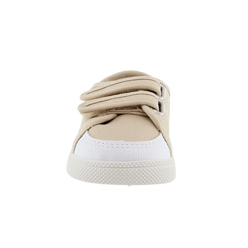 Zapatillas barefoot de lona Blanditos Coco Beige 2