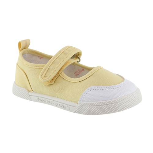 Merceditas de lona barefoot Blanditos Fresa Amarillo