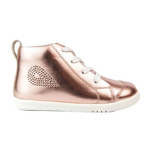Zapatos Bobux Alley-Oop metal rosa 2