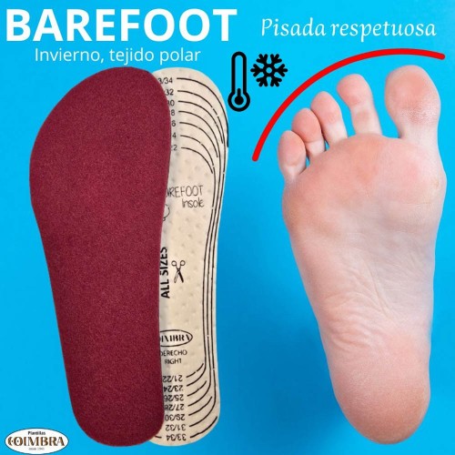 Plantillas Barefoot adulto recortables Coimbra Invierno Polar 2