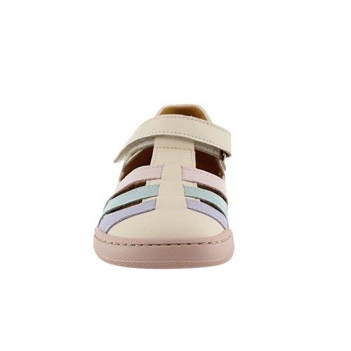 Sandalias barefoot cerradas Dispares Combi Pastel 2