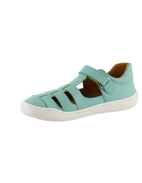 Sandalias barefoot cerradas Dispares Combi Menta