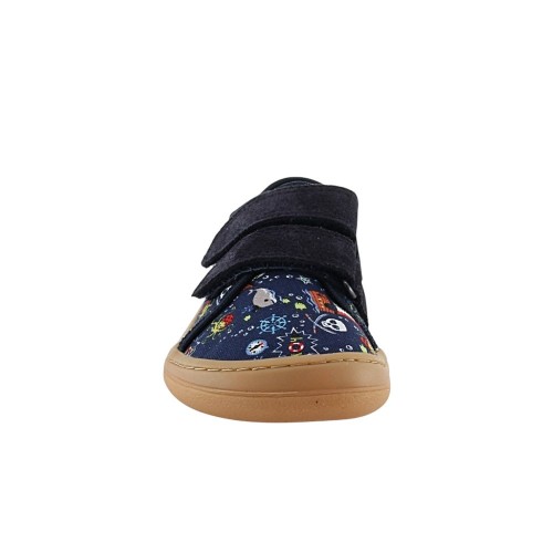 Zapatillas barefoot de lona Froddo Mar Azul 2