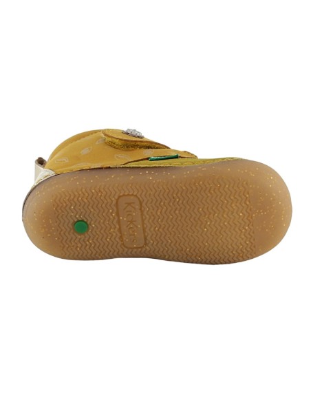 Botines Kickers Sabio Amarillo Serigrafiado