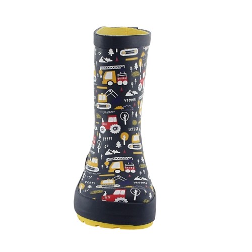 Botas de agua BAREFOOT Koel Wellie Trator Azul 2