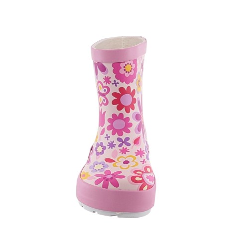 Botas de agua BAREFOOT Koel Flowers Fucsia 2