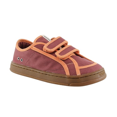 Calzado barefoot Koops lona Morna Rojo