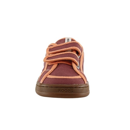 Calzado barefoot Koops lona Morna Rojo 2
