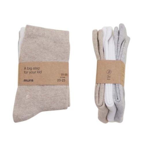 Pack 3 calcetines respetuosos altos Muris
