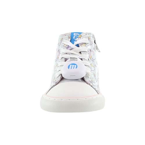 Zapatillas con luces barefoot Mustang Free Unicornio Plata 2