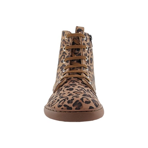Botas militares barefoot Flexi Nens Forro pelo 9085-X Leopardo 2