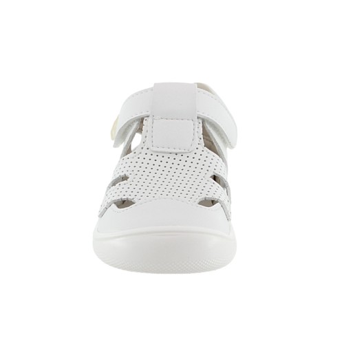 Sandalias respetuosas cerradas Piruflex Microperforado Blanco 2