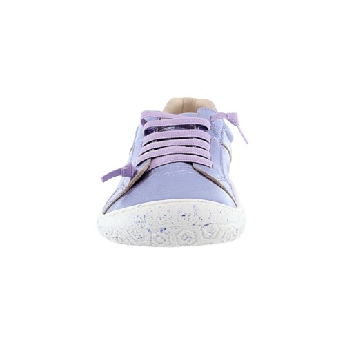 Zapatos barefoot POPPIS Meraki Piel Lila metalizado 2