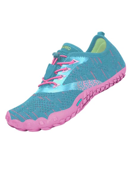 Zapatillas barefoot Saguaro Smart I Turquesa-Rosa