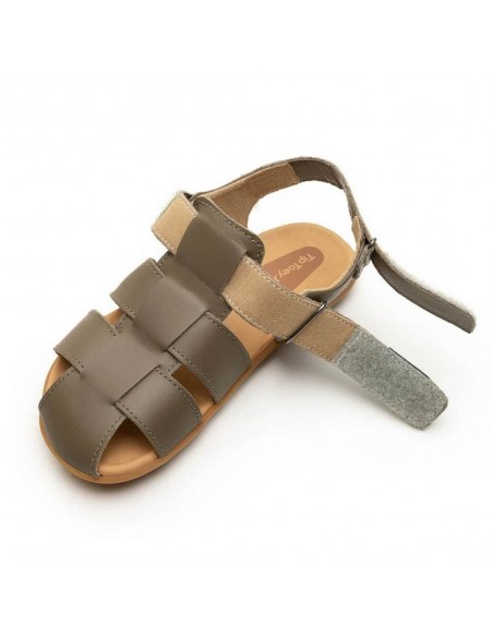 Sandalias barefoot Tip Toey Joey Sand Verde