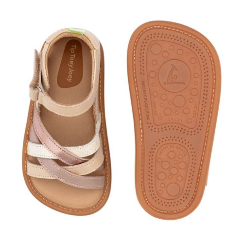 Sandalias respetuosas Tip Toey Joey Cris Cross Multi Rosa 2