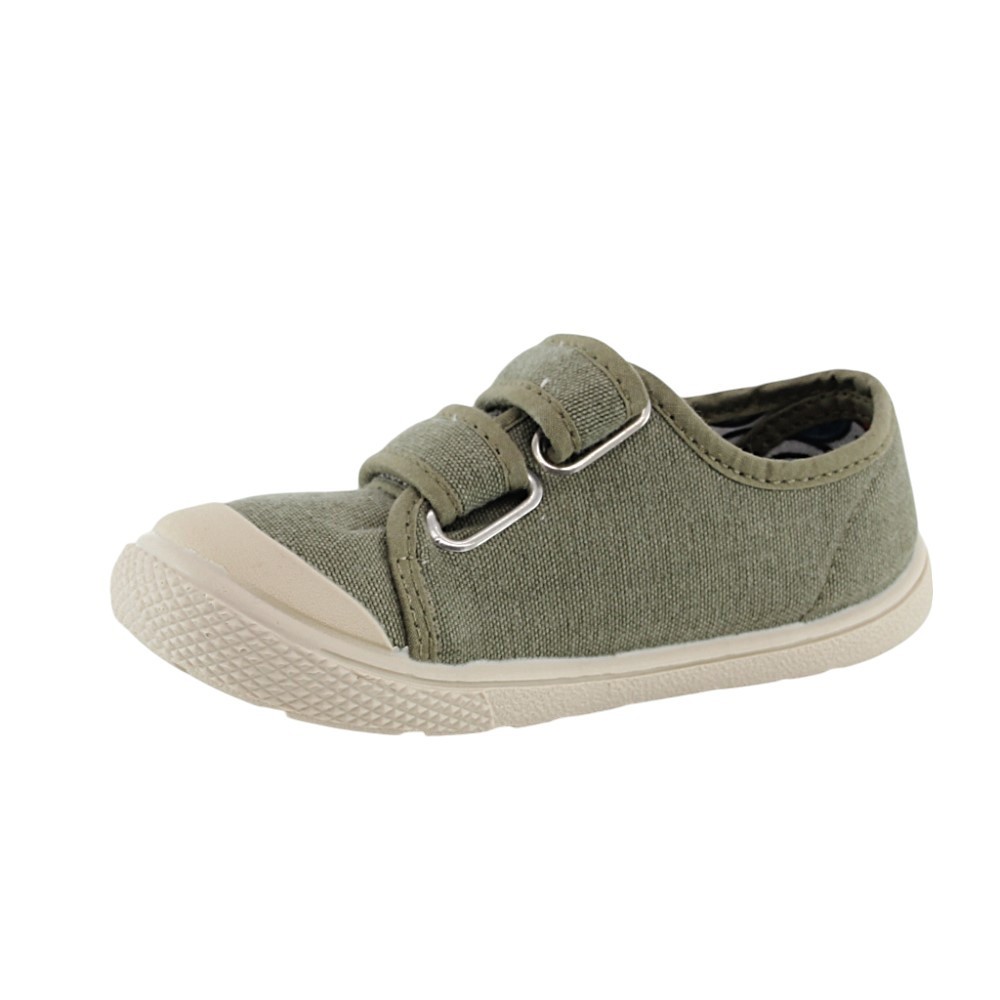 Zapatillas de lona Barefoot Flexibles by Vulladi 8195 Kaki