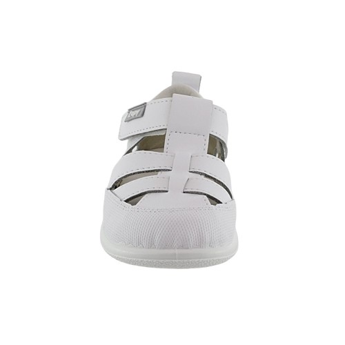 Sandalias respetuosas Zapy 2 Tiras Blanco 2