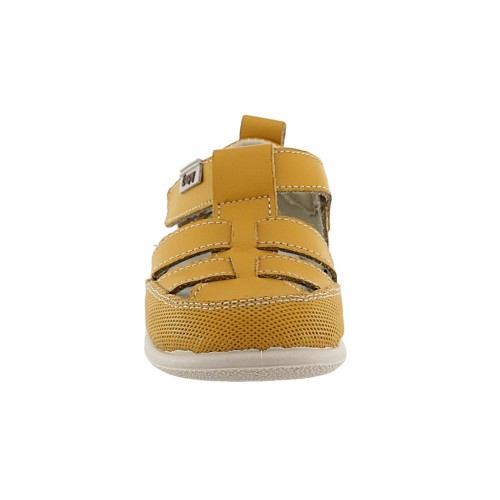 Sandalias respetuosas ZapyFlex  2 Tiras Mostaza 2