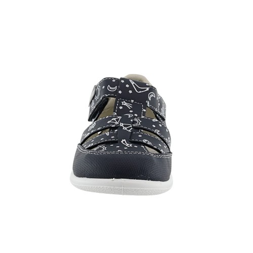 Sandalias Zapyflex respetuosas 2 Tiras seri azul 2