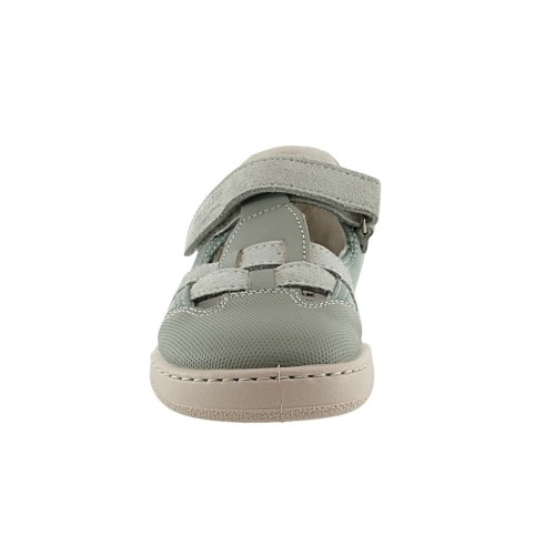 Sandalias respetuosas ZapyFlex Velcro Verde 2