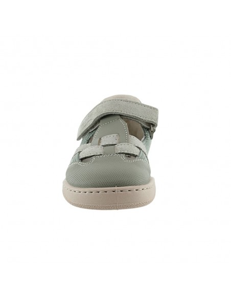 Sandalias respetuosas ZapyFlex Velcro Verde