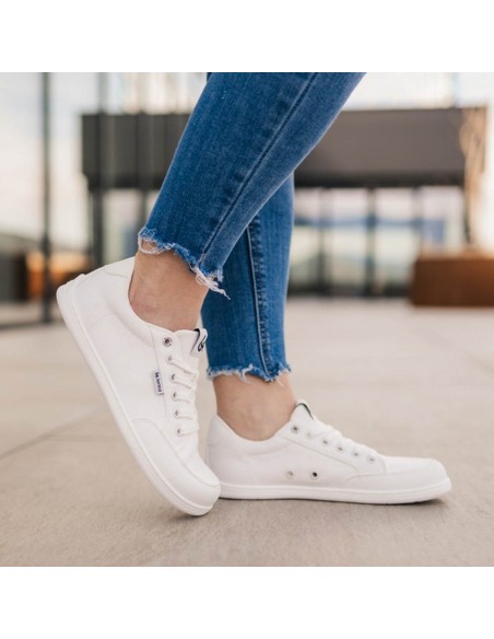 Zapatillas de lona barefoot Be Lenka Rebound Blanco