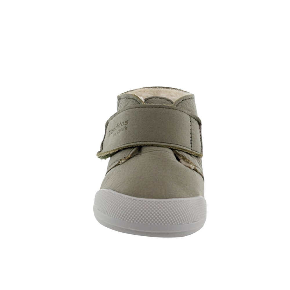 Botines respetuosos Blanditos Sansa Borreguilo Verde