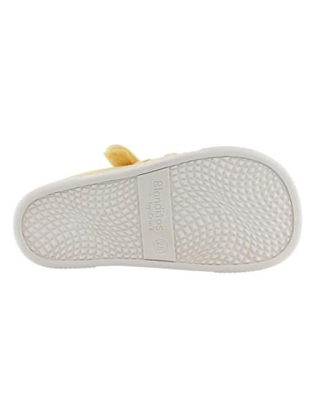 Sandalias de lona respetuosas Blanditos Mango Amarillo