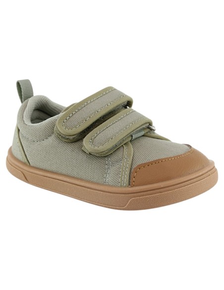 Zapatillas de lona barefoot Blanditos Koi Kaki