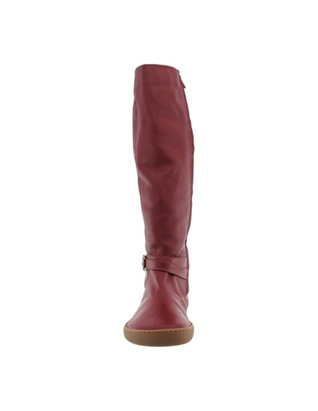 Botas altas barefoot Blandy's Soho Cereza interior borreguito