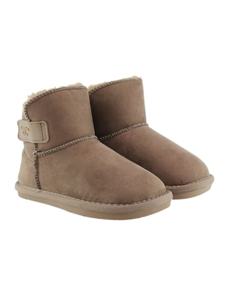 Botas australianas barefoot Conguitos Goflex Water repellent Taupe