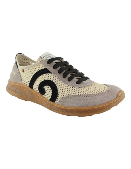 Calzado barefoot El Naturalista N5435C Beige-Negro