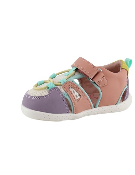 Sandalias respetuosas Garvalín 25236 Blanco-Lila