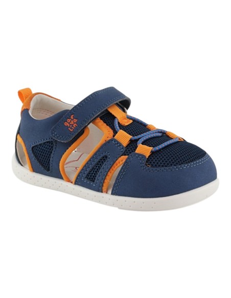 Sandalias cerradas Garvalin barefoot 252336 Azul