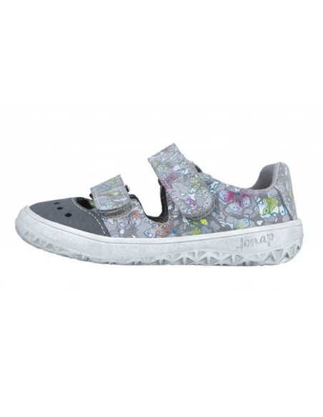 Sandalias barefoot Jonap Fella Gris Mariposas