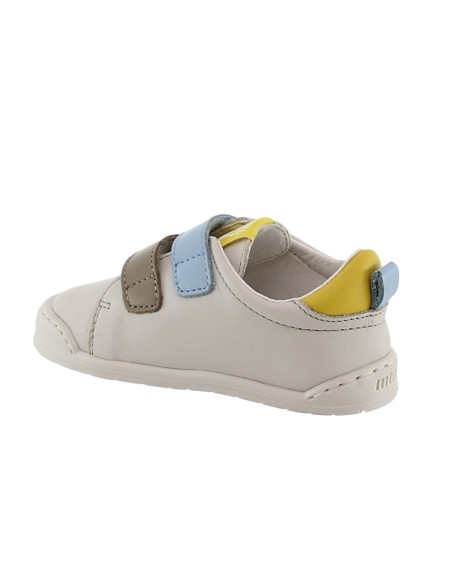 Zapatillas Mustang Free Beige-Celeste