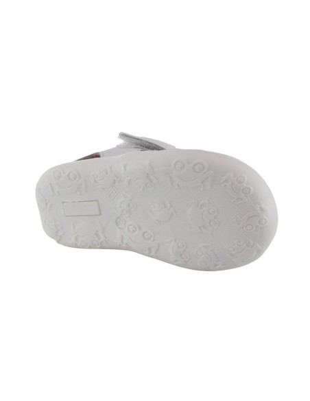 Sandalias respetuosas cerradas Pablosky 023902 Blanco-Rosa