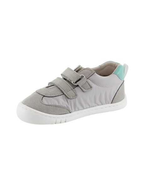 Zapatos barefoot Piruflex PF174-6 Gris claro Amarillo