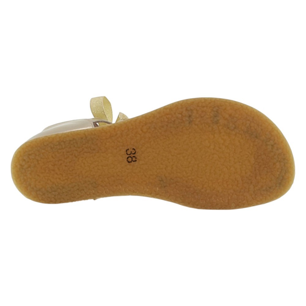 Sandalias barefoot Poppis Zoe Dorada