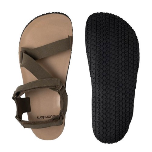 Sandalias barefoot Quondam Origami Kaki 2