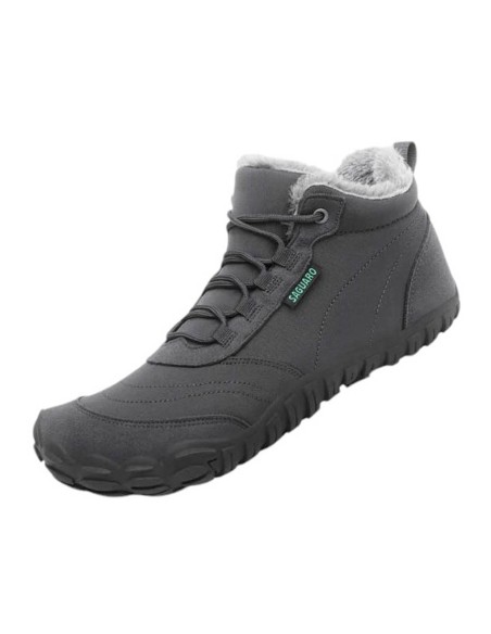Botines barefoot Saguaro Will II borreguito Gris