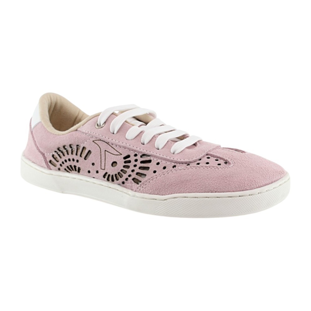 Zapatillas barefoot Terreta Serraje Picado Rosa
