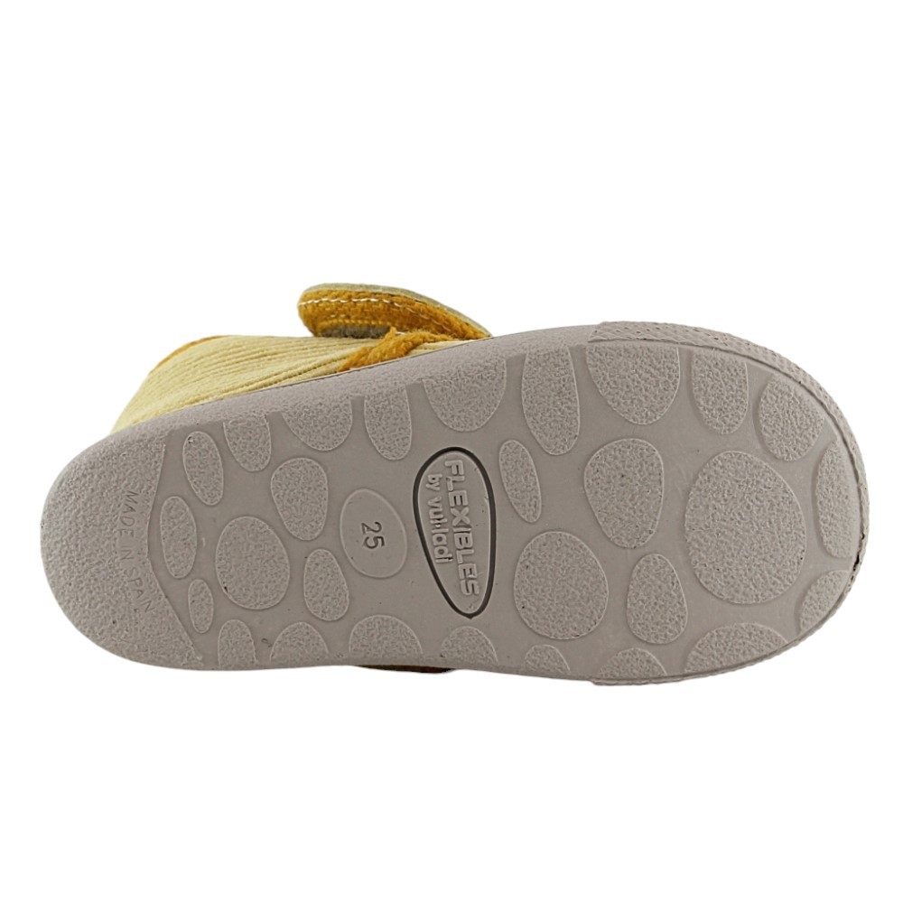 Zapatillas de casa Flexibles by Vulladi 6196 Mostaza