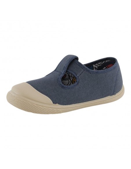 Zapatillas abiertas barefoot Flexibles Vulladi  8197 Jeans